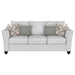 Salizar Upholstered Flared Arm Sofa Sand
