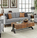 Apperson Upholstered Track Arm Sofa Light Grey