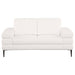Jessel 2-piece Chenille Upholstered Sofa Set Ivory
