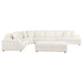 Emberson 5-piece Upholstered Modular Sectional Sofa Ivory