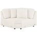 Emberson Upholstered Wedge Ivory
