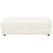 Emberson Upholstered Rectangular Storage Ottoman Ivory
