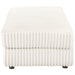Emberson Upholstered Rectangular Storage Ottoman Ivory