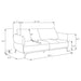 Lively 2-piece Chenille Upholstered Sofa Set Blue