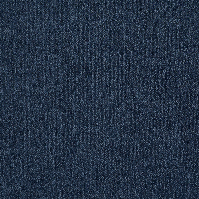 Lively Chenille Upholstered Modern Track Arm Sofa Blue