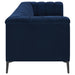Chalet 2-piece Upholstered Tuxedo Arm Tufted Sofa Set Blue