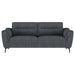 Nolan 2-piece Upholstered Sofa Set Charcoal