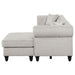 Cecilia Upholstered Tufted Chaise Sectional Sofa Oatmeal