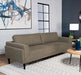 Rilynn Upholstered Track Arm Sofa Brown