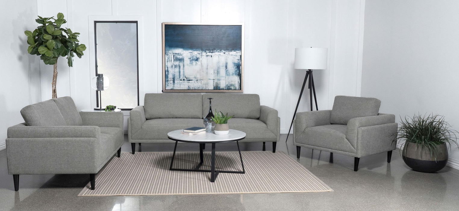 Rilynn Upholstered Track Arm Sofa Grey