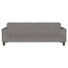 Deerhurst Upholstered Track Arm Tufted Sofa Charcoal