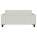 Deerhurst Upholstered Track Arm Tufted Loveseat Greige