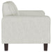 Deerhurst Upholstered Track Arm Tufted Loveseat Greige