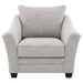 Tomkins 3-piece Boucle Upholstered Sofa Set Light Grey