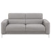 Glenmark 3-piece Upholstered Track Arm Sofa Set Taupe