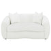 Isabella 2-piece Faux Sheepskin Upholstered Sofa Set Natural