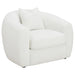 Isabella 3-piece Faux Sheepskin Upholstered Sofa Set Natural