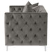 Phoebe Upholstered Tuxedo Arm Tufted Loveseat Urban Bronze
