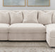 Blaine Upholstered Armless Chair Sand