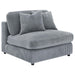 Blaine Upholstered Reversible Chaise Sectional Sofa Fog