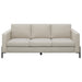 Tilly 2-piece Upholstered Track Arm Sofa Set Oatmeal