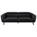 Shania Upholstered Low Back Sofa Black