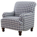 Glenn 3-piece Upholstered Sofa Set Light Grey and Blue