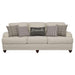 Glenn 3-piece Upholstered Sofa Set Light Grey and Grey