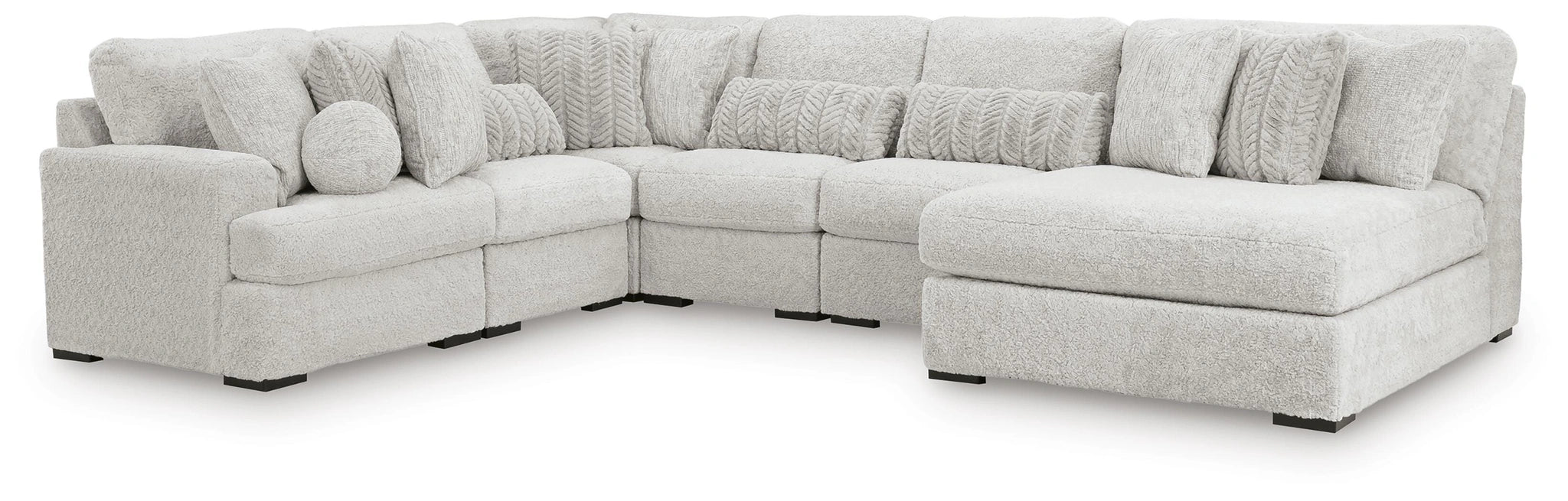 Cuddle Plush Sectional with Chaise