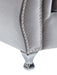 Frostine 2-piece Upholstered Tufted Sofa Set Silver