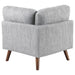 Churchill Upholstered Corner Chair Grey