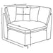 Hobson 6-piece Upholstered Modular Sectional Sofa Ivory