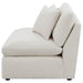 Hobson Upholstered Armless Chair Ivory