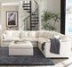 Hobson Upholstered Armless Chair Ivory