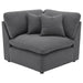 Hobson 5-piece Upholstered Modular Sectional Sofa Charcoal