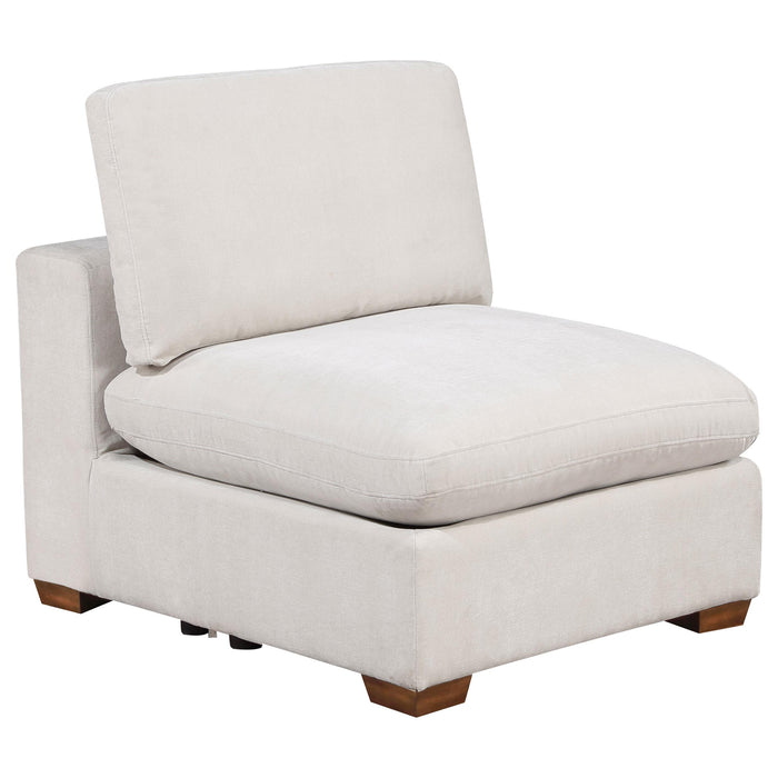 Lakeview 6-piece Upholstered Modular Sectional Sofa Ivory