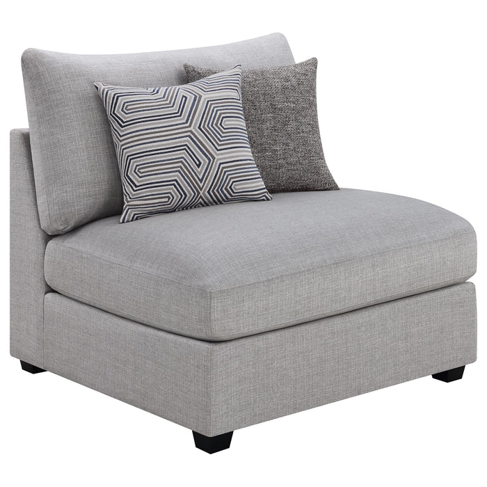 Cambria 6-piece Upholstered Modular Sectional Sofa Grey
