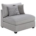 Cambria 6-piece Upholstered Modular Sectional Sofa Grey