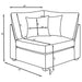 Cambria 6-piece Upholstered Modular Sectional Sofa Grey