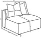 Jennifer Upholstered Armless Chair Terracotta