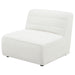 Sunny Upholstered Armless Chair Natural