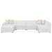 Freddie 6-piece Upholstered Modular Sectional Sofa Pearl