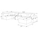Freddie 6-piece Upholstered Modular Sectional Sofa Pearl