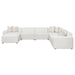 Freddie Upholstered LAF Chair Pearl
