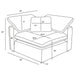 Raleigh 5-piece Boucle Upholstered Modular Sectional Grey