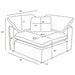 Raleigh 6-piece Boucle Upholstered Modular Sectional Grey