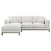 Geneva Boucle Upholstered Sectional Chaise Sofa Sand