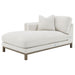 Geneva Boucle Upholstered Sectional Chaise Sofa Sand