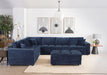 Atlantic 7-piece Upholstered Modular Sectional Sofa Blue