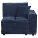 Atlantic Corduroy Upholstered RAF Arm Chair Blue